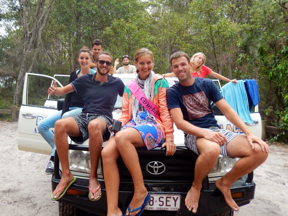 Cécilia, Val, Sev, Tom le blanc-bec, Sofie, Geert, Marion